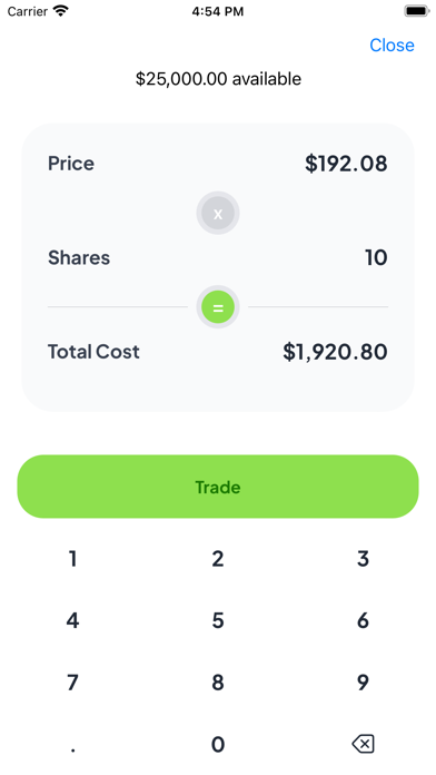 InstaTrade - Stock Market Game Screenshot