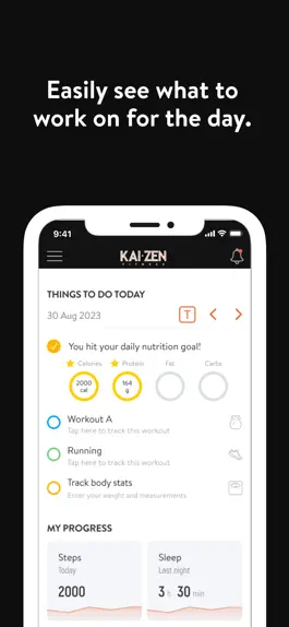 Game screenshot Kaizen Fitness App apk