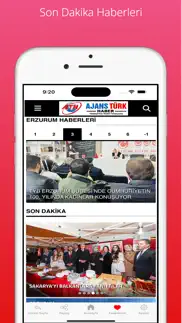 ajans türk haber iphone screenshot 3