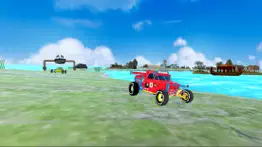 buggy racing on beach 3d iphone screenshot 2