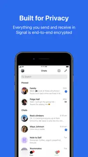 signal - private messenger iphone screenshot 1