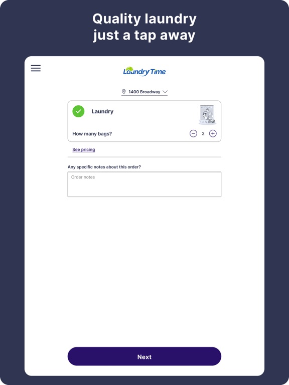 Laundry Time Delivery