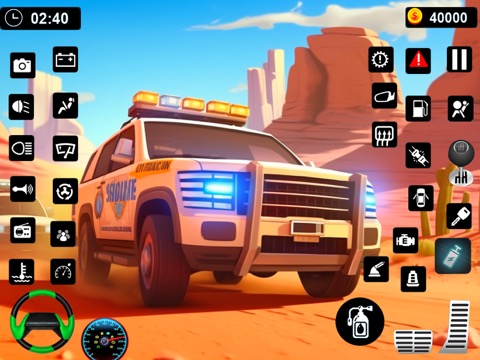 パトカーの運転：警官ゲーム - パトカーシミュレータのおすすめ画像5