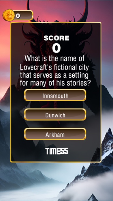 HP Lovecraft Trivia Screenshot