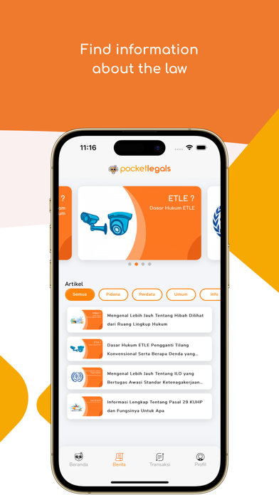 Pocketlegals Screenshot