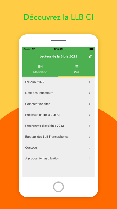 Lecteur de la Bible 2022 Screenshot