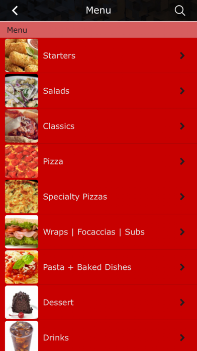 Ganellos Pizza Company Screenshot