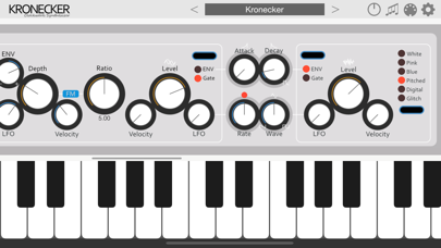 Screenshot #3 pour Kronecker - AUv3 Plug-in Synth
