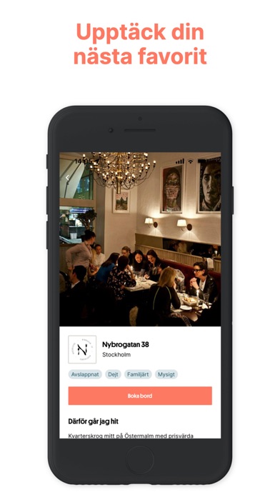 BokaBord - Restaurants Screenshot