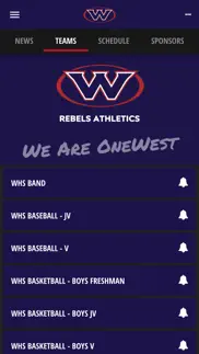 west high school rebels iphone screenshot 3