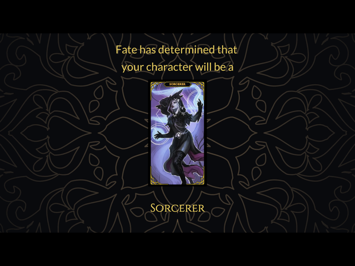 Fatum Character Creator Deck