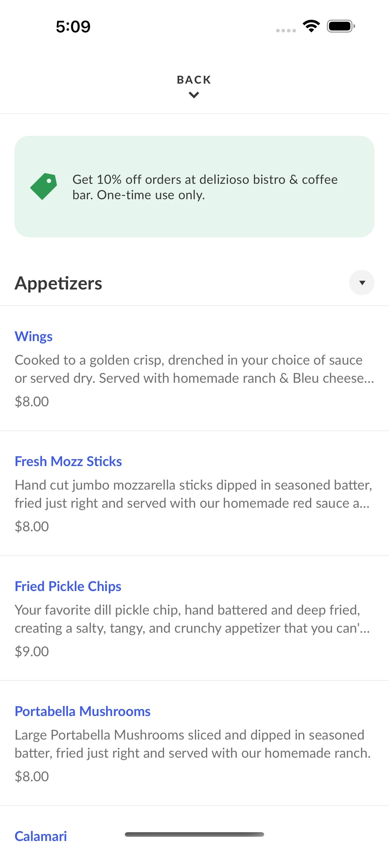 Delizioso Bistro & Coffee Bar screenshot 3