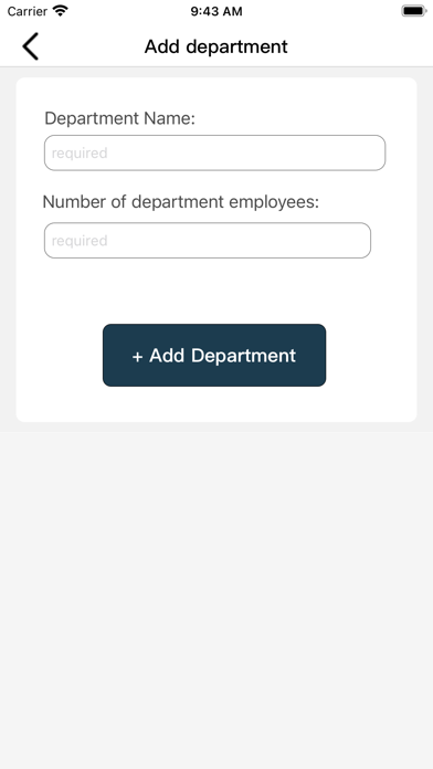 Employee directory Screenshot