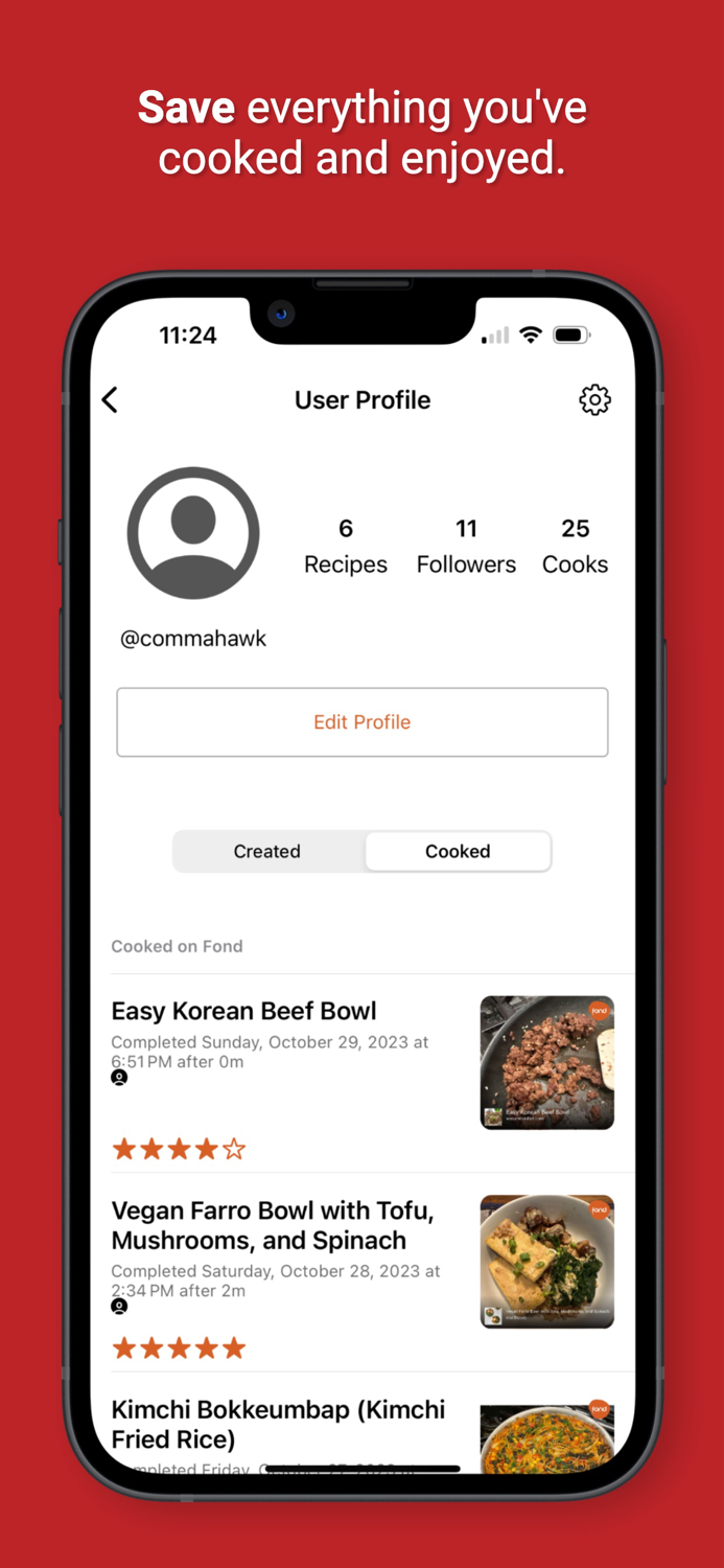 Fond - Streaming Recipes