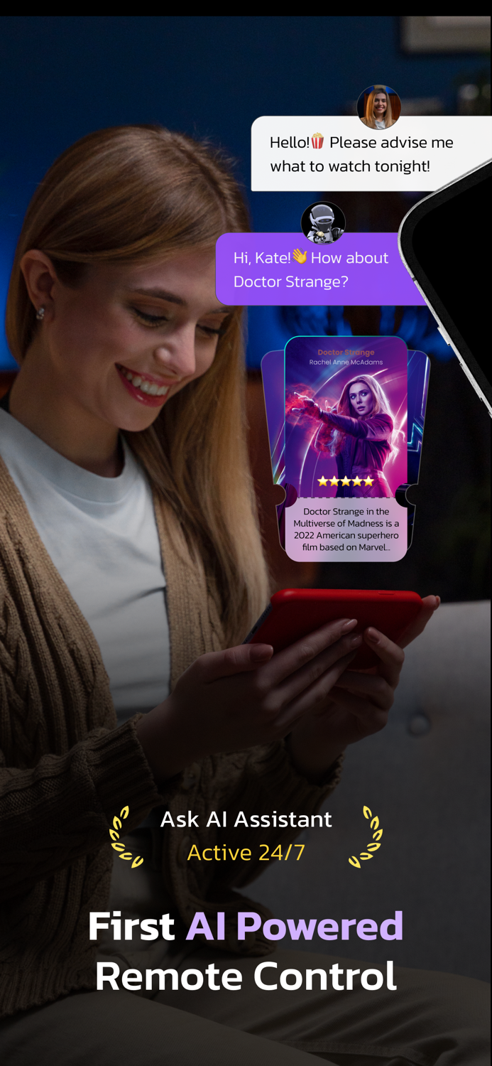AI TV Remote Control for WebOS