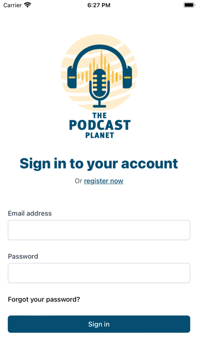 The Podcast Planet Screenshot