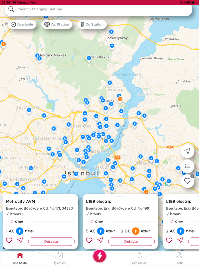ZES - Araç Şarj İstasyon Ağı