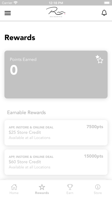 RM Beauty Rewards Screenshot