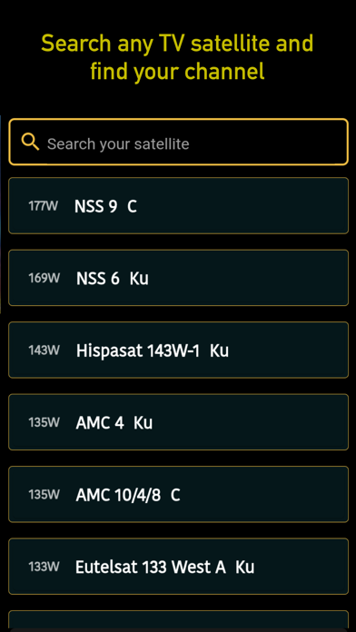 Movies & TV Channels Listing Screenshot