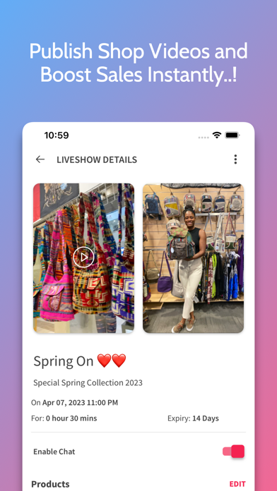 Botiga - Video Shopping Screenshot