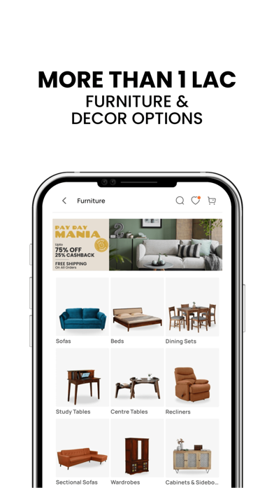 Pepperfry Furniture Store Screenshot