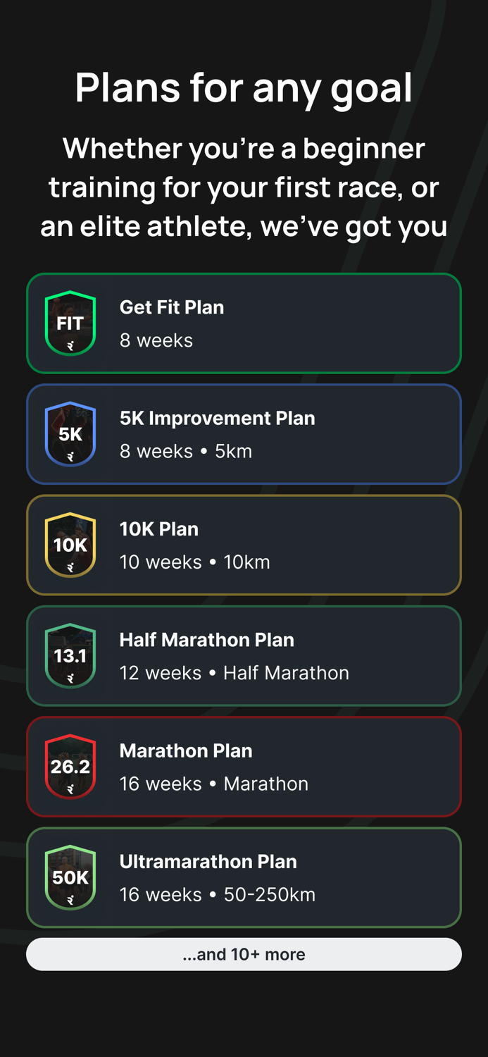 Runna Running Training Plans