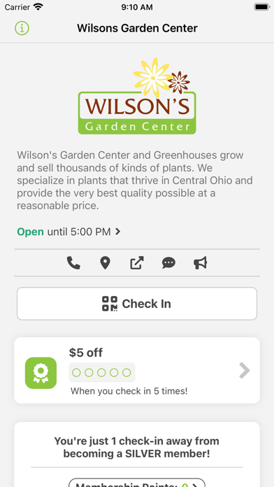 Wilson's Garden Center Screenshot