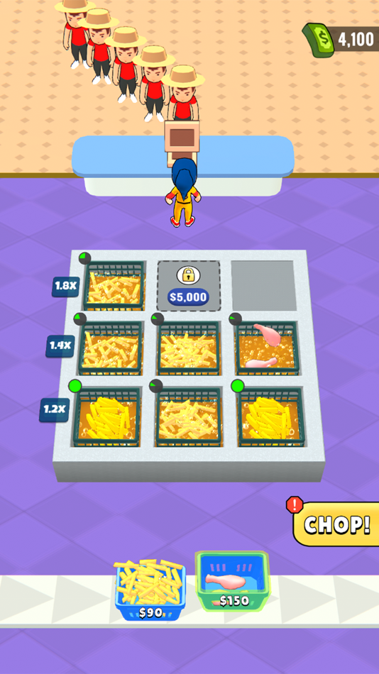 #3. Idle FryChef (iOS) 由: Lexcorp Technologies LLP