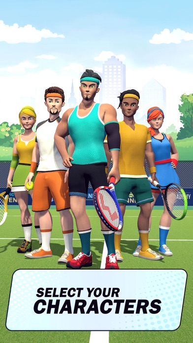 Tennis Super Star 3D Games Screenshot