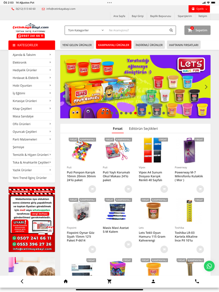 cetinkayabayi.com B2B