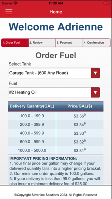 Santarelli Oil Online Screenshot