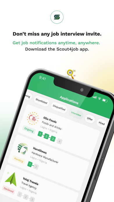 Scout4job Screenshot