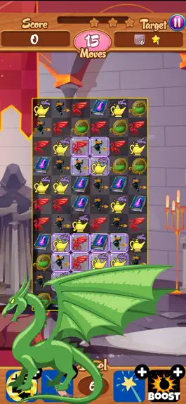 Game screenshot Lost Magic Throne Match3 apk