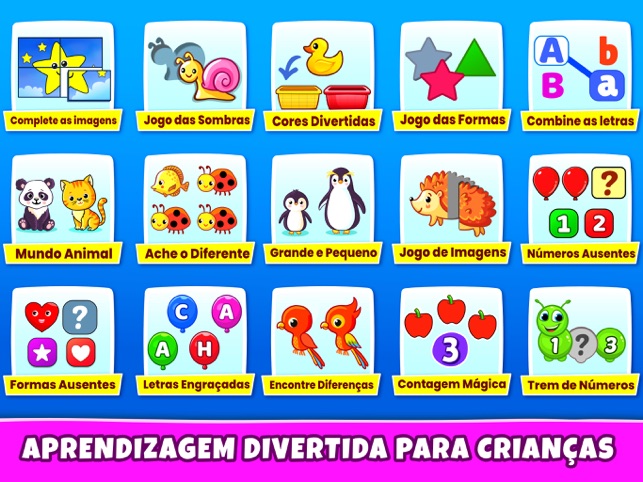 App para crianças - Jogos crianças gratis 1,2,3 - Baixar APK para