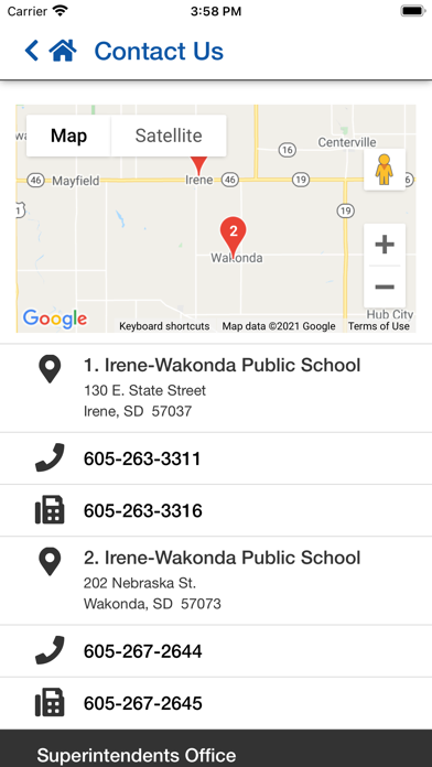 Irene-Wakonda School District Screenshot