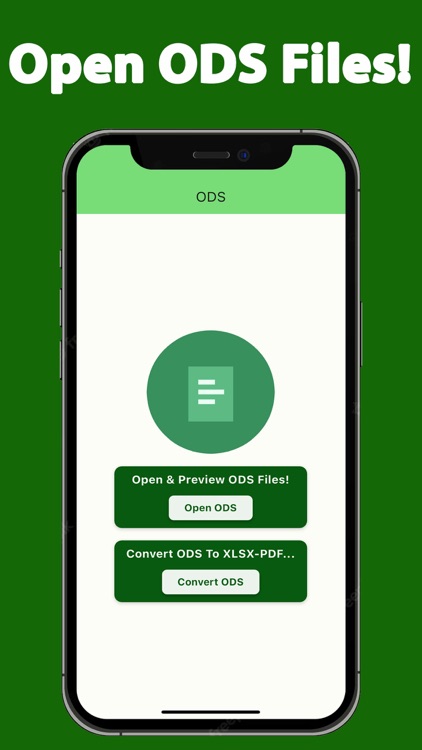 ODS Reader - ODS To XLSX-PDF