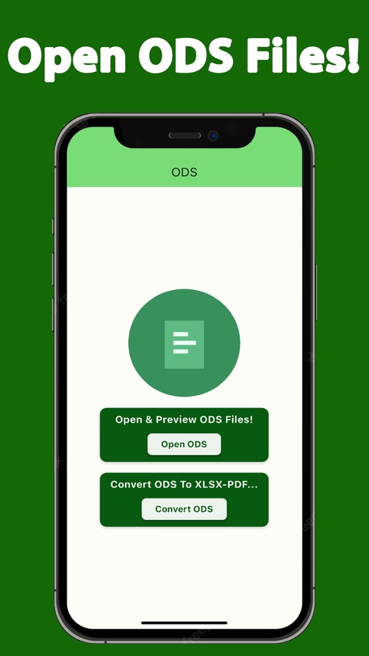 #1. ODS Reader - ODS To XLSX-PDF (iOS) 由: Marouane Baid