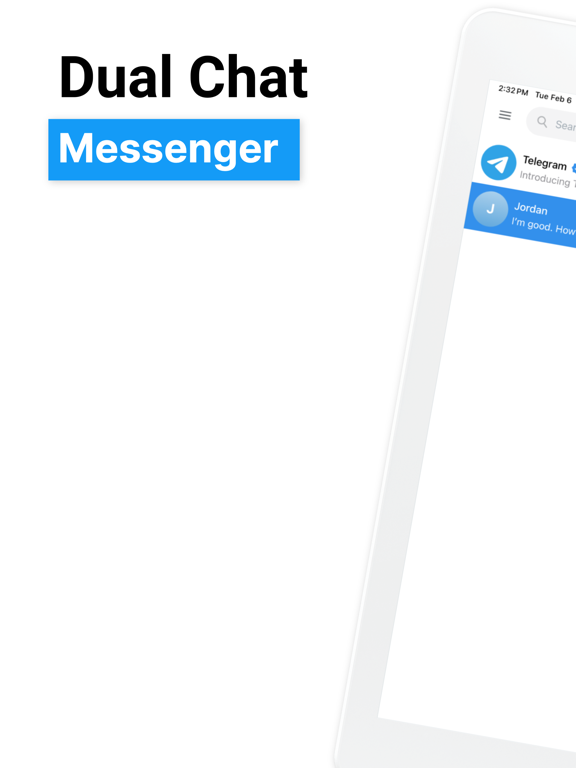TeleTool: Dual WA Messenger iPad screenshot 1 - Business app