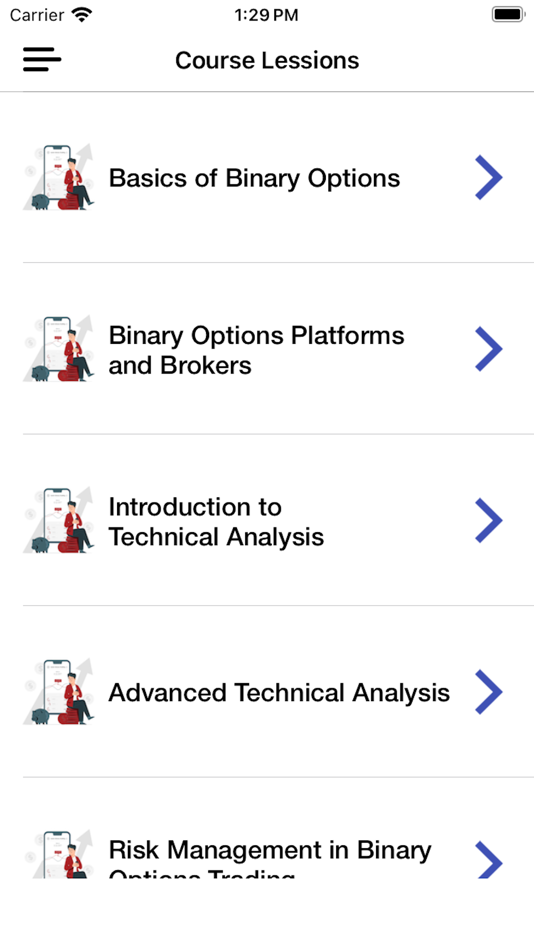 #3. Binary options trading school (iOS) 由: Anna Fael