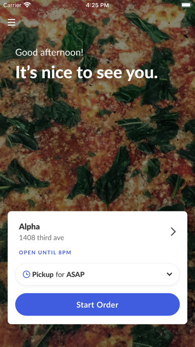 Alpha Pizza & Sub Shop Screenshot