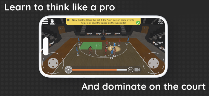 VReps Basketball IQ Trainer