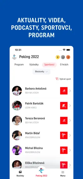 Game screenshot Olympijský tým apk