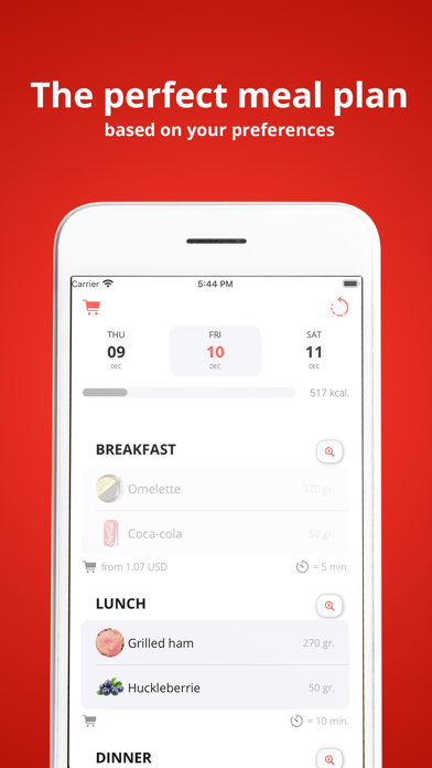 FitMenu Screenshot
