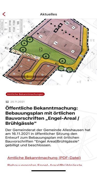 Gemeinde Alleshausen Screenshot