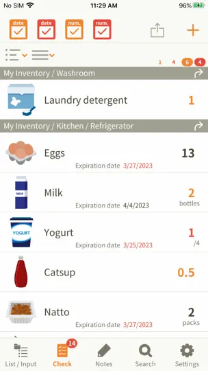 Captura de pantalla de My Inventory – Home Tracker en iPhone 3