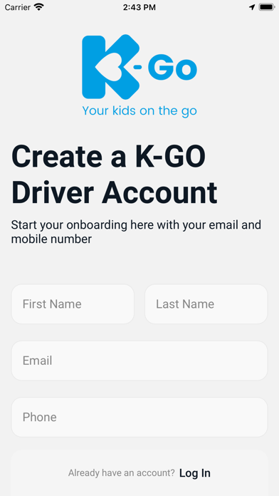 K-Go Driver Screenshot