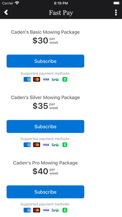 Cadens Mowing Co Screenshot