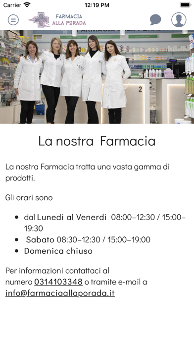 Farmacia Alla Porada Screenshot