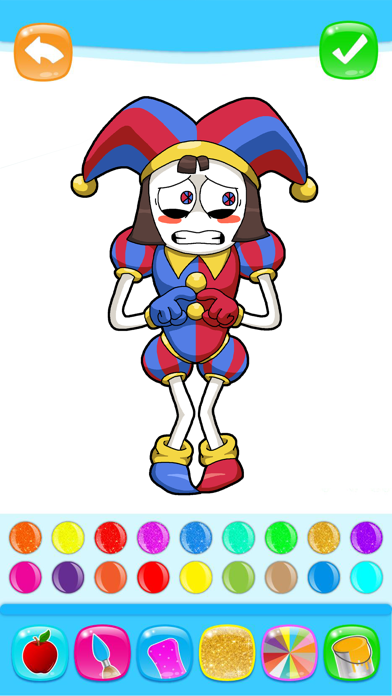 Circus Digital Coloring Book Screenshot