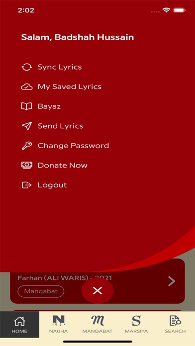 Nauha Lyrics 2.0 Screenshot